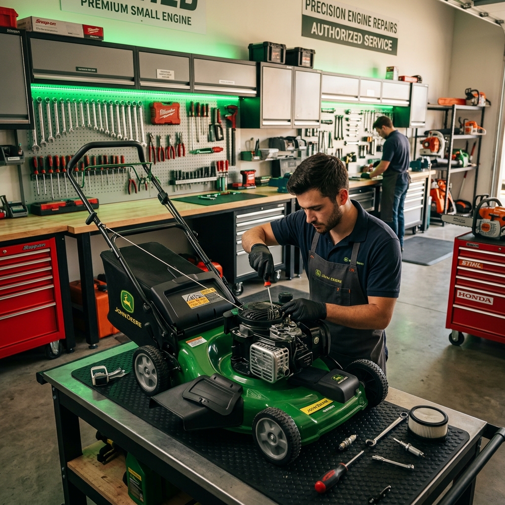 Gotcha Mowers workshop